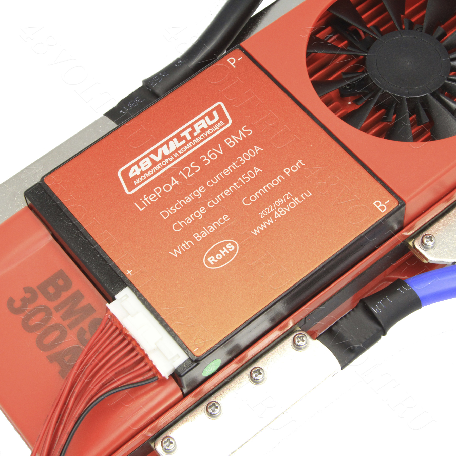 BMS LiFePO4 12S 36V 300A симметрия